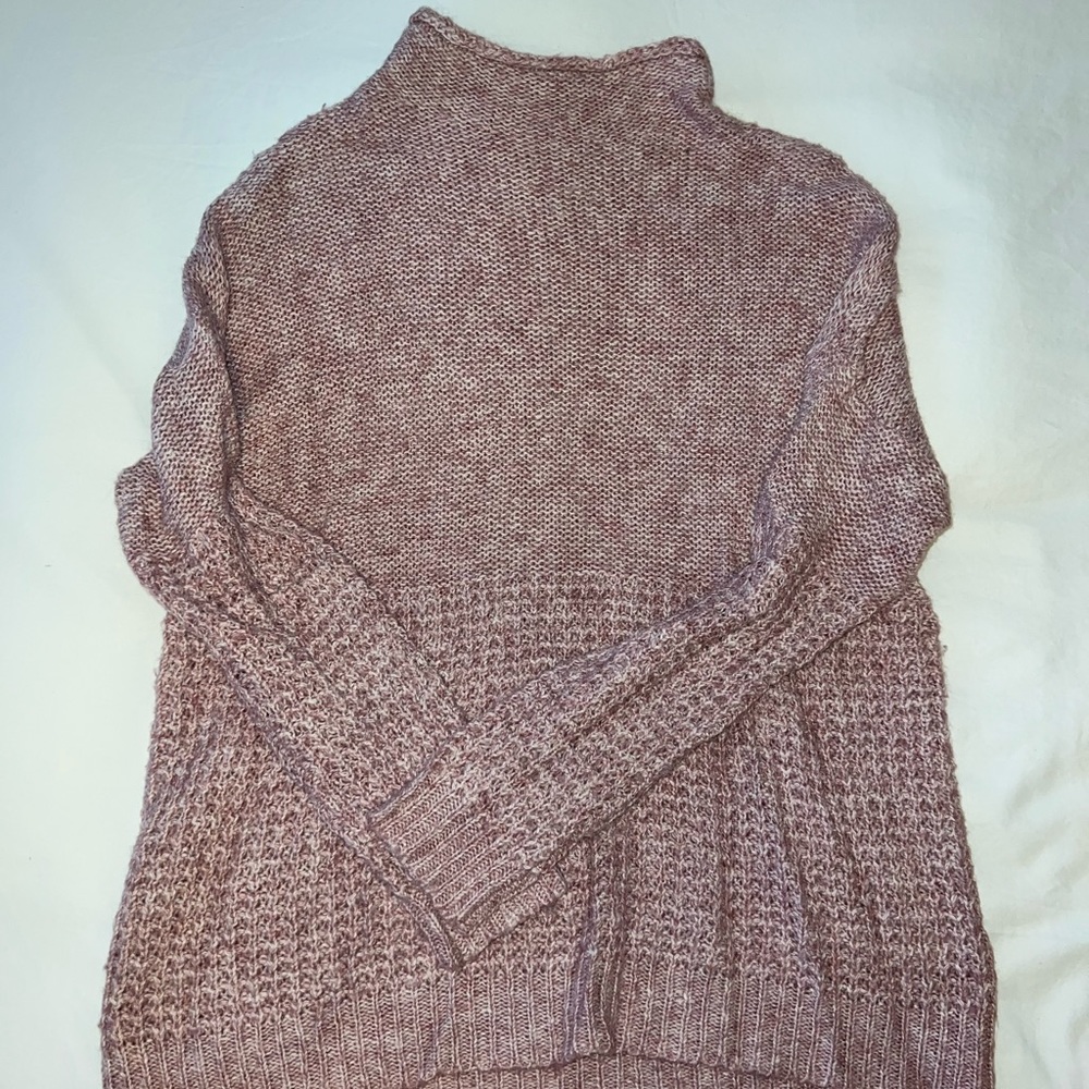 American Eagle Pink Mockneck Sweater